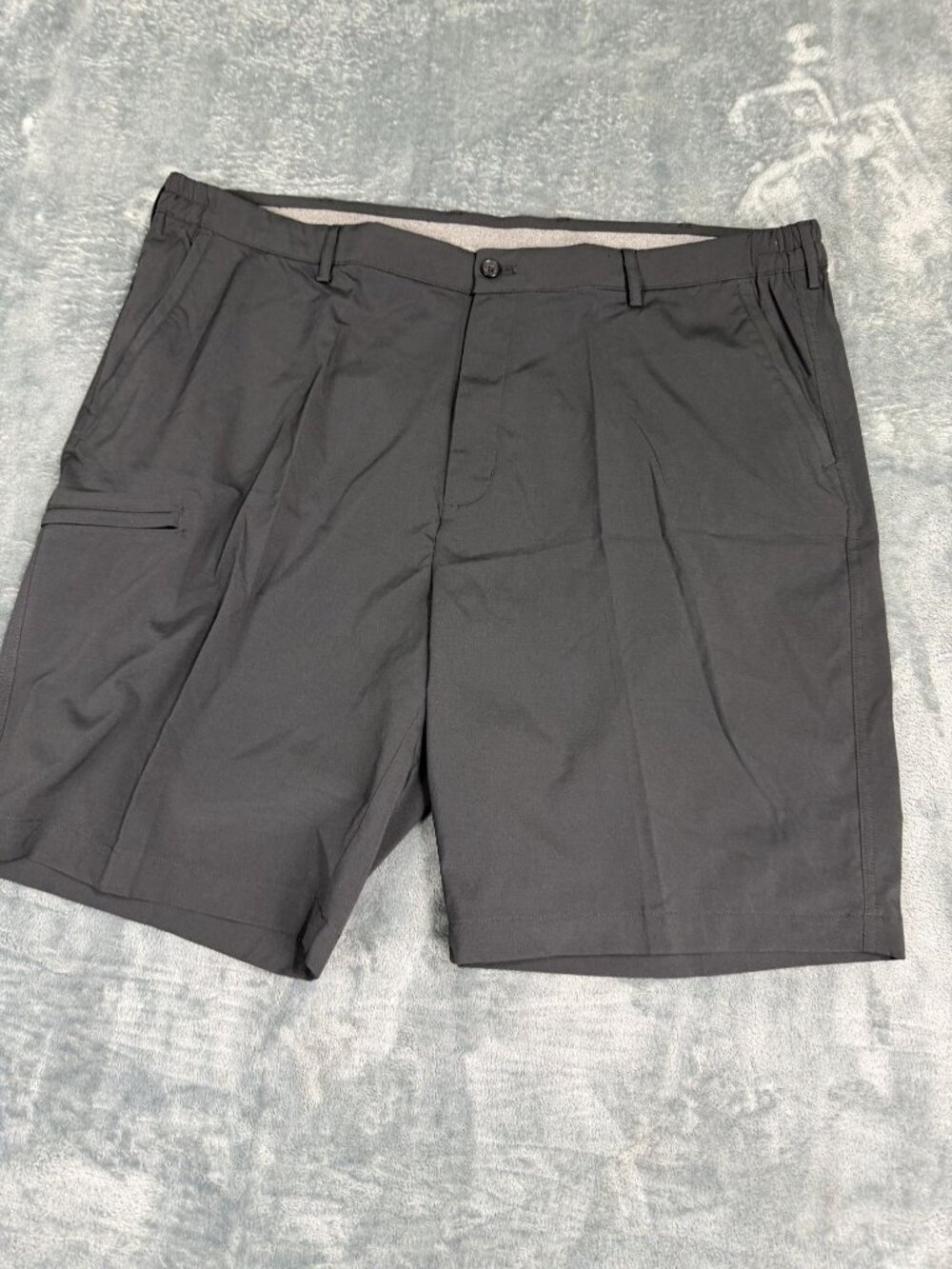 Greg Norman Mens Black Performance Golf Shorts With Pockets Size 44